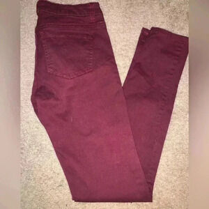 Wax Jean Women’s Junior’s Size 5 Maroon Jeans